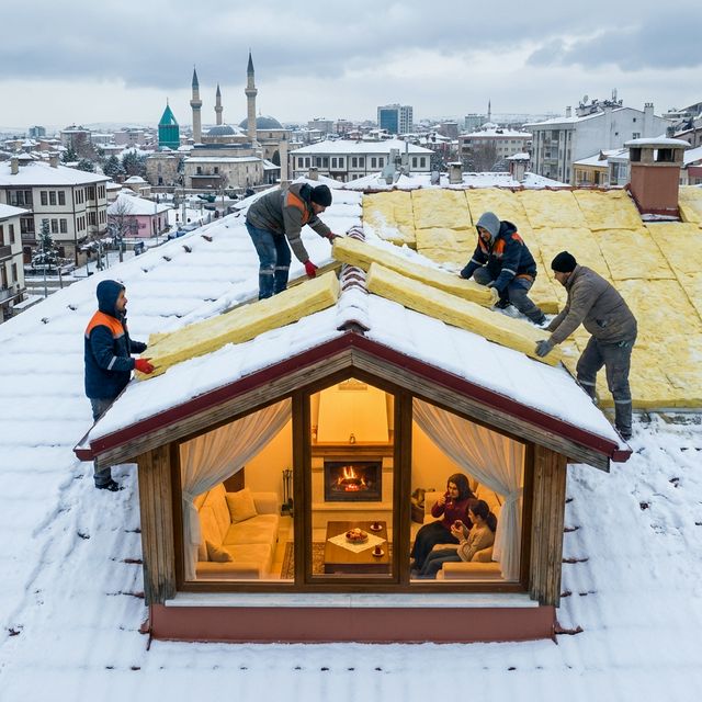 Konya İkliminde Çatı İzolasyonunun Önemi: Isı Kaybını %40 Azaltın
